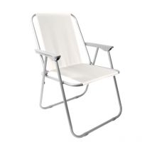 Campingstuhl CS1002 Beige, Klappstuhl, Angel, Angler, Strand Stuhl faltbar Outdoor - Linder Exclusiv