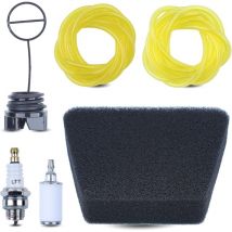 LinDuxe 530037793 Air Filter Fuel Line Kit for Poulan 1950 1975 2050 2055 2150 Mcculloch 2000 3200 3500 3516 Fit Craftsman 530069216 530069247