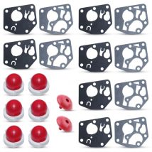 LinDuxe Kit de clapet anti-retour de joint de diaphragme de poire d'amorçage 694395 795083 adapté à la tondeuse à gazon Toro MTD Craftman