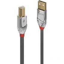 USB-Kabel usb 2.0 usb-a Stecker, usb-b Stecker 1.00 m Grau 36641 - Lindy