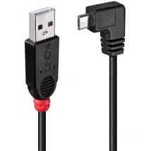 31975 cable usb 0,5 m usb 2.0 usb a Micro-USB b Negro - Lindy