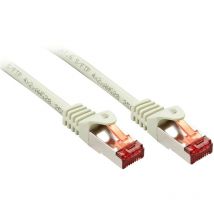 LINDY 47341 RJ45 Câble réseau, câble patch CAT 6 S/FTP 0.50 m gris 1 pc(s) S235152