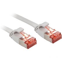 47552 RJ45 Câble réseau, câble patch cat 6 u/ftp 2.00 m gris 1 pc(s) - Lindy