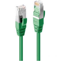 47684 RJ45 Câble réseau, câble patch cat 6a s/ftp 15.00 m vert 1 pc(s) - Lindy