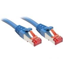 47721 RJ45 Câble réseau, câble patch cat 6 s/ftp 5.00 m bleu 1 pc(s) - Lindy