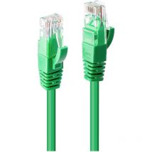 Lindy - 48054 RJ45 Netzwerkkabel, Patchkabel cat 6 u/utp 20.00 m Grün 1 St.