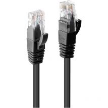 48080 RJ45 Câble réseau, câble patch cat 6 u/utp 5.00 m noir 1 pc(s) - Lindy