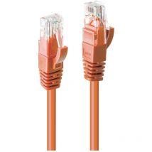 48113 Rj45 Netzwerkkabel, Patchkabel Cat 6 U/utp 15.00 M Orange 1 St. - Lindy