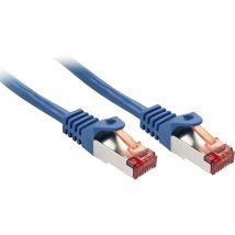 47352 RJ45 Netzwerkkabel, Patchkabel cat 6 s/ftp 1.00 m Blau 1 St. - Lindy