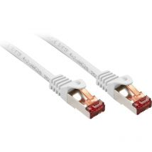 47384 RJ45 Netzwerkkabel, Patchkabel cat 6 s/ftp 2.00 m Weiß 1 St. - Lindy