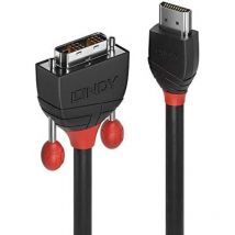 Lindy - 36270 - 0,5 m - hdmi Type a (Standard) - dvi-d - Mâle - Mâle - Droit