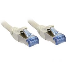 47131 RJ45 Netzwerkkabel, Patchkabel cat 6a s/ftp 0.50 m Grau mit Rastnasenschutz 1 St. - Lindy