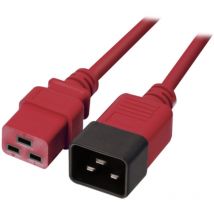 30123 - 1 m - Coupleur C19 - Coupleur C20 - 250 v - 16 a - Lindy