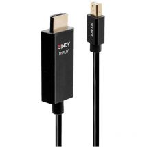 Lindy - Câble de raccordement Fiche mâle Mini DisplayPort, Fiche mâle hdmi-a 0.50 m noir 40920 Câble DisplayPort S210662