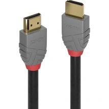 Lindy - Câble de raccordement hdmi Fiche mâle hdmi-a, Fiche mâle hdmi-a 7.50 m anthracite, noir, rouge 36966 contacts dor