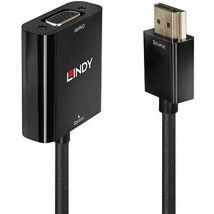 Lindy HDMI zu VGA Konverter – 38291 – HDMI auf VGA Adapter für Präsentationen, Streaming – 4002888382915