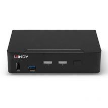 Lindy - 2 Port kvm Switch DisplayPort 1.4