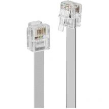 Telefono analogico Cavo [1x Spina RJ12 6p6c - 1x Spina RJ12 6p6c] 5 m Grigio - Lindy