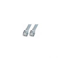 RJ-12 m/m 5.0m - 5 m - RJ-12 - RJ-12 - Gris - Male connector / Male connector (34225) - Lindy
