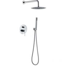 Imex Products - Rubinetto monocomando per lavabo con bocca alta - Rubinetto da bagno per lavelli con bocca alta per acqua calda/fredda Argento