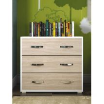 Azur Line - Ligne moderne commode 3c cm 91x45x81h bi/ol