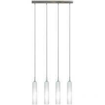 Linea Verdace 4 Light Straight Bar Pendel-Deckenleuchte Satin Nickel