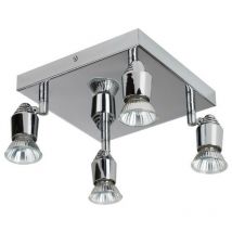 Linea Verdace BOMBA 4 Licht-Spotlight-Cluster Chrom
