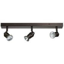 Linea Verdace Lighting - Linea Verdace bomba Barre de projecteur 3 lumières bronze