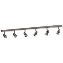 Linea Verdace Lighting - Linea Verdace bomba Barre de projecteur à 6 lumières en aluminium