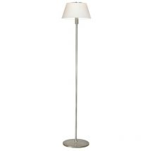 Linea Verdace Lighting - Linea Verdace Brezil Stehlampe mit konischem Schirm Satin Nickel