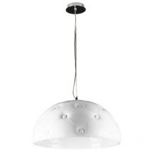 Linea Verdace Lighting - Linea Verdace chesterfield 3-Licht-Kuppel-Pendel-Deckenleuchten Weiß