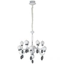 Linea Verdace Lighting - Linea Verdace Hip Hop Lustres à bras multiples Acrylique blanc