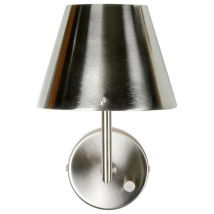 Linea Verdace Lighting - Linea Verdace Jin Applique Murale Avec Abat-jour Nickel Satiné