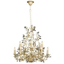 Linea Verdace Michelan Lampadari a 12 luci multibraccio oro beige