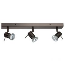 Linea Verdace Lighting - Linea Verdace penna Barre de projecteur 3 lumières bronze