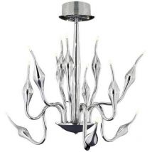 Linea Verdace Snow Goose Plafoniera a Sospensione Multibraccio Cromo