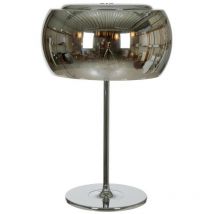 Linea Verdace Lighting - Linea Verdace snow Lampe de Table Cylindrique Chrome