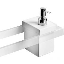 Lineabeta - Dispenser sapone Skuara con contenitore in ceramica