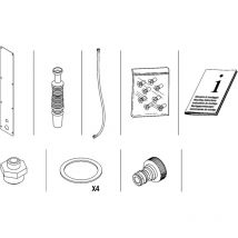 Lineabeta - Fòra-Befestigungsset für Aufsatzwaschbecken
