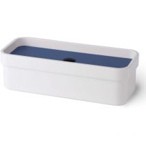 Aufbewahrungsbox mit mattblauem Deckel - Lineabeta