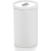 Lineabeta - Bandoni perchero redondo de aluminio blanco con bolsa