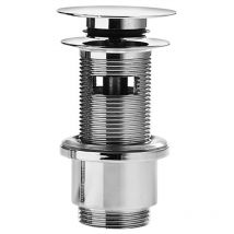 Lineabeta - Desagüe click-clack con rebosadero regulable 0-70mm latón cromado