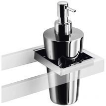 Cristina Ondyna - Lineabeta - Dosificador de jabón Skuara en acero pulido 300 ml