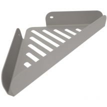 Duschregal L.28,4 H.4 cm eckig Stahldraht grün grau matt - Lineabeta
