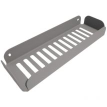 Lineabeta - Estante de ducha L.30 H.4 cm Alambre de acero gris mate