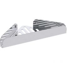 Lineabeta - Mensola doccia L.28,4 H.4 cm angolare Filo in acciaio