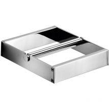 Lineabeta - Portarrollos de papel higiénico Skuara de latón cromado