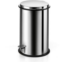 Lineabeta - Sestei poubelle en acier poli avec couvercle et seau