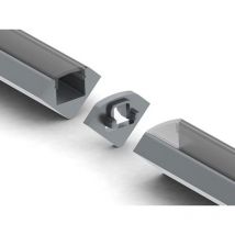 Velleman - LEDsON lineares verbindungsstück für led-profil 'ALU-45' - aluminium - silber