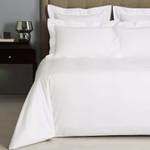 Linens Limited - 100% Egyptian Cotton 400 Thread Count Extra Deep Fitted Sheet, White, Double